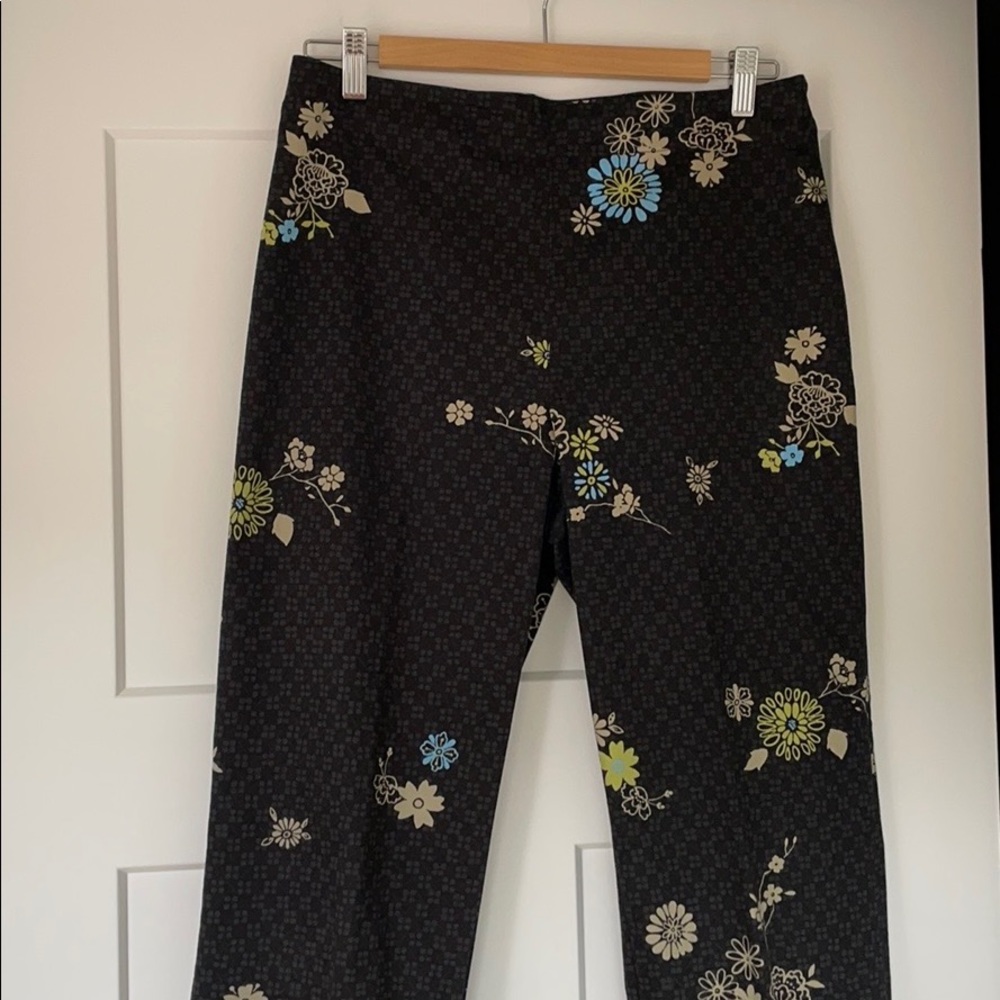 Sigrid Olsen Sport crop pants - Asian floral print